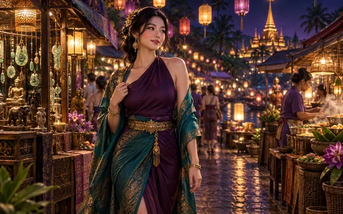 NIGHT MARKET — AI သရုပ်ဖော်ပုံ၊ ဂိမ်းမျက်နှာပြင်မဟုတ်ပါ