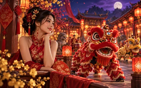 CHINESE NEW YEAR — AI သရုပ်ဖော်ပုံ၊ ဂိမ်းမျက်နှာပြင်မဟုတ်ပါ