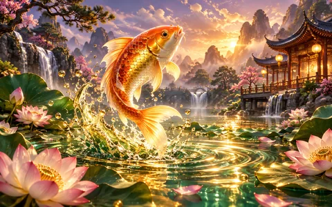 FORTUNE KOI — AI သရုပ်ဖော်ပုံ၊ ဂိမ်းမျက်နှာပြင်မဟုတ်ပါ